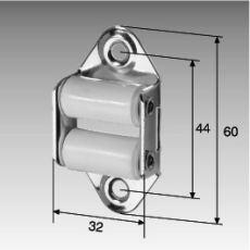 Gurt-Leitrolle, senkrecht, fr 23 mm-Gurte