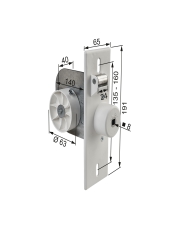 Kurbel Getriebewickler 4:1, f�r 23-mm-Gurte
