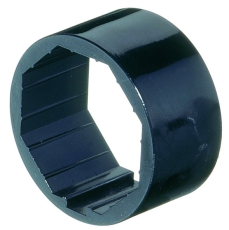 �berschiebring PVC f�r Stahlwelle 40, � 60 mm