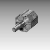 Gurtzuggetriebe - Anschlu� f�r die Stahlwelle 60 mm