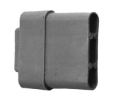 Endstab-Kunststoffgleiter 25 x 11 mm VE: 10 Stk.