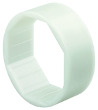 �berschiebring PVC f�r Stahlwelle 70, � 80 mm